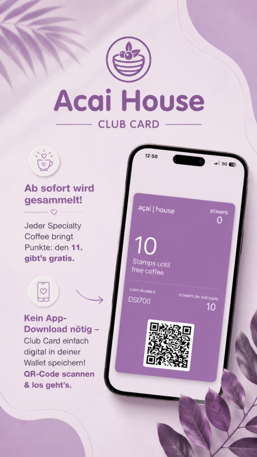Açaí Club Card